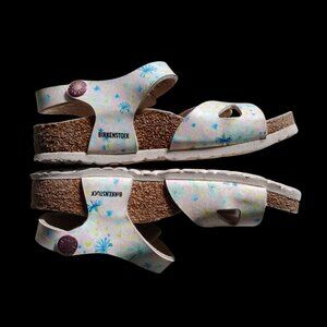 Birkenstock Rio Kids Light Rose Birko-Flor Girls Adjustable Strap (28)10-10.5